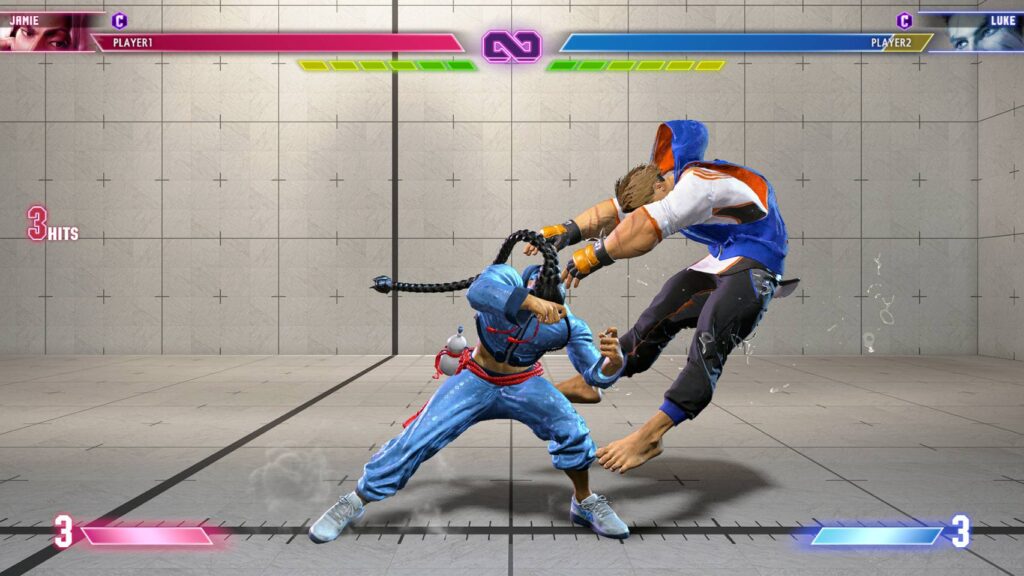 ③ 前投げ → 投げボタン長押し（薬湯）